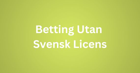 Logo von Betting Utan Licens